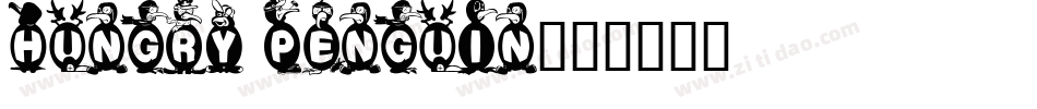 Hungry Penguin字体转换